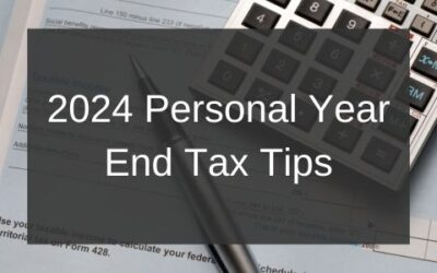 2024 Personal Year End Tax Tips